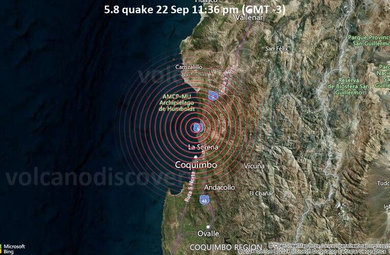 Fuerte sismo magnitud 5.2