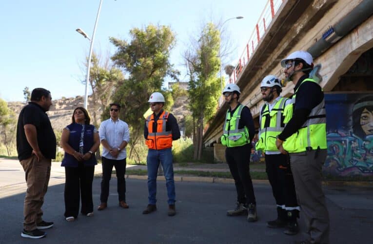 ALCALDE DE VALLENAR ANUNCIA INICIO DE REPARACIONES EN EL PUENTE BRASIL