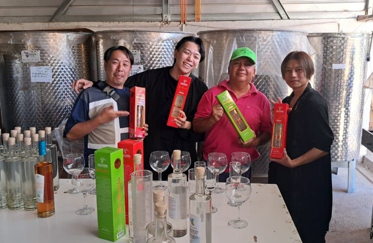 Bartenders e importadores japoneses visitaron a productores pisqueros de Atacama